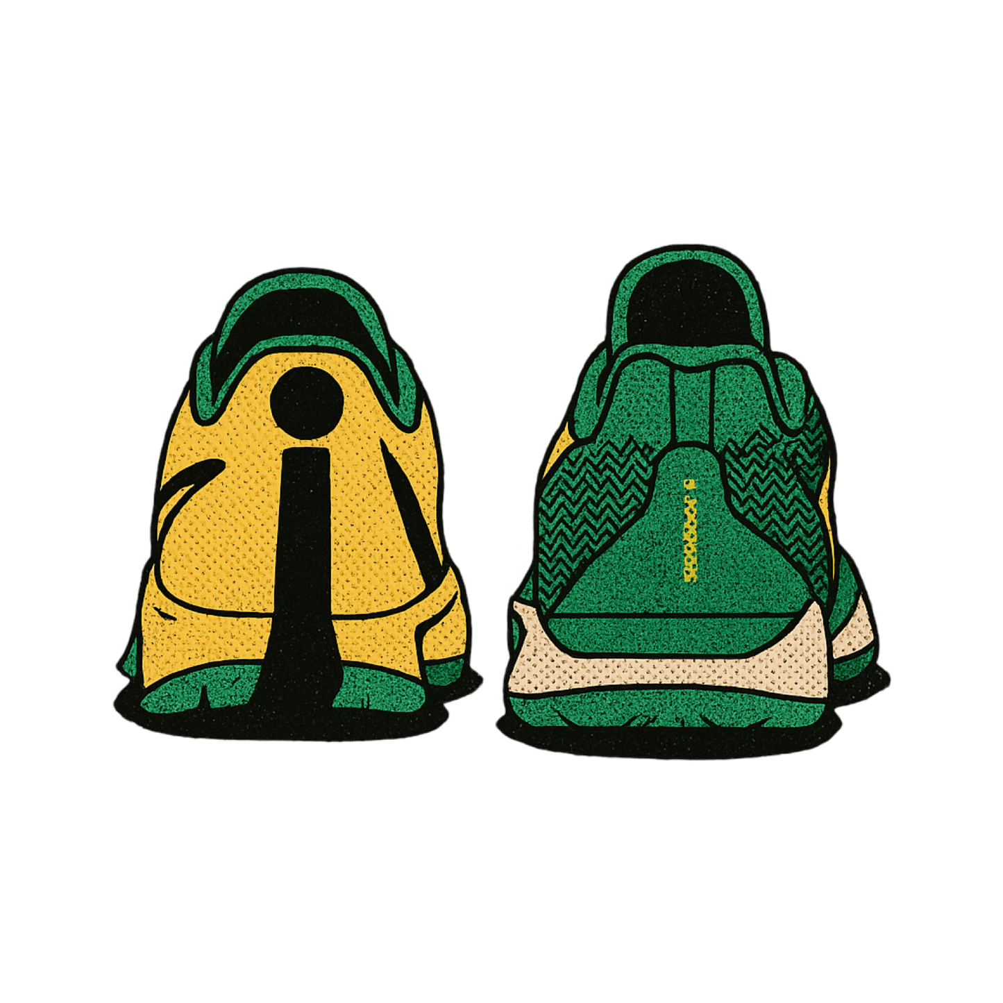 1 & 2 Sneaker Sticker (x1)