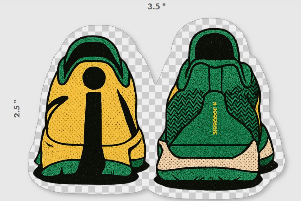 1 & 2 Sneaker Sticker (x1)
