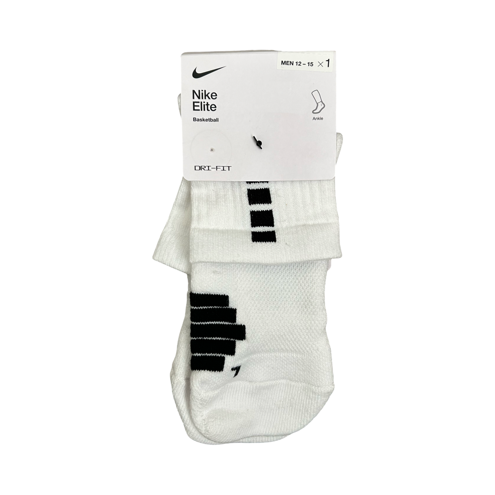 Elite Basketball Ankle Socks XL (12-15)